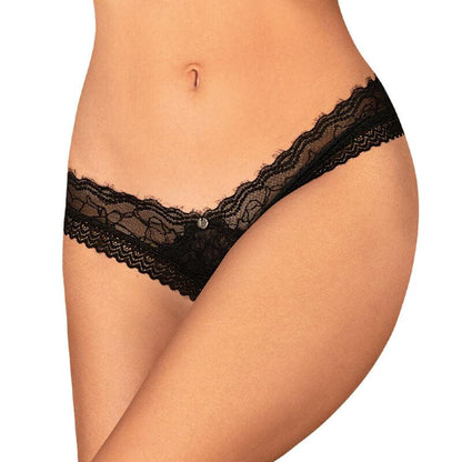 OBSESSIVE - MEDILLA TANGA CROTCHLESS XS/S - Sensuana.es