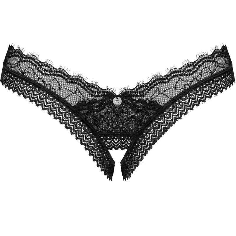 OBSESSIVE - MEDILLA TANGA CROTCHLESS XS/S - Sensuana.es