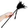 SECRETPLAY - PLUMERO PLUMAS NEGRO 40 CM - Sensuana.es