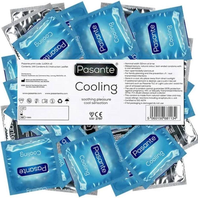 PASANTE - PRESERVATIVO EFECTO FRIO BOLSA 144 UNIDADES - Sensuana.es