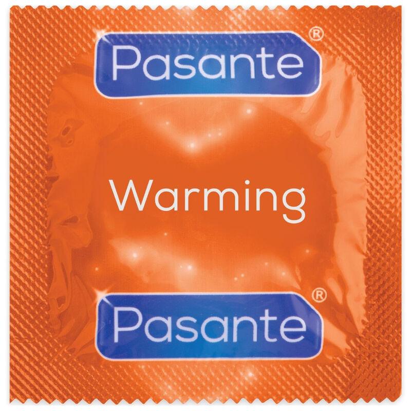 PASANTE - PRESERVATIVO EFECTO CALOR BOLSA 144 UNIDADES - Sensuana.es