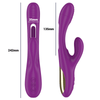 INTENSE - APOLO VIBRADOR MULTIFUNCIÓN RECARGABLE 7 VIBRACIONES CON LENGUA OSCILANTE MORADO - Sensuana.es