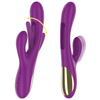 INTENSE - APOLO VIBRADOR MULTIFUNCIÓN RECARGABLE 7 VIBRACIONES CON LENGUA OSCILANTE MORADO - Sensuana.es