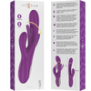 INTENSE - APOLO VIBRADOR MULTIFUNCIÓN RECARGABLE 7 VIBRACIONES CON LENGUA OSCILANTE MORADO - Sensuana.es