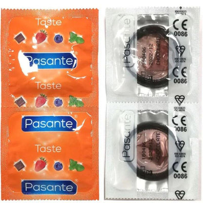 PASANTE - PRESERVATIVO SABOR CHOCOLATE BOLSA 144 UNIDADES - Sensuana.es