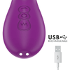 INTENSE - ATENEO VIBRADOR MULTIFUNCIÓN RECARGABLE 7 VIBRACIONES CON LENGUA OSCILANTE Y SUCCIONADOR MORADO - Sensuana.es