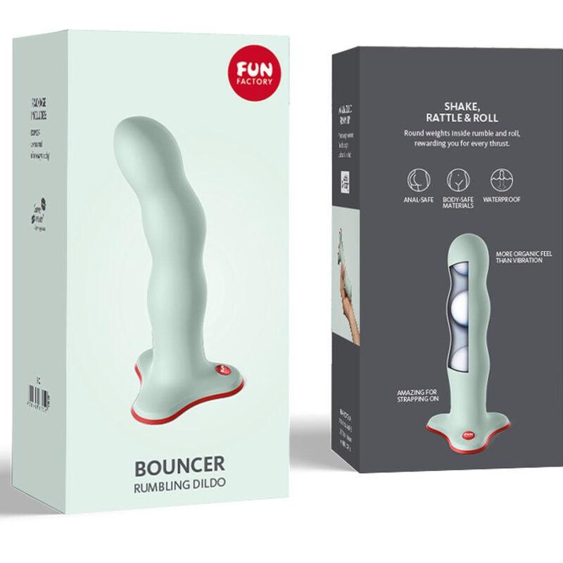 FUN FACTORY - BOUNCER DILDO VERDE SALVIA - Sensuana.es