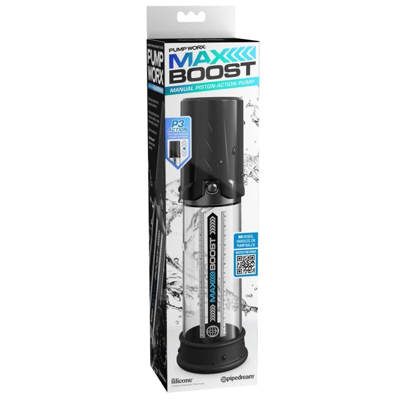 PUMP WORX - BOMBA DE ERECCION MAX BOOST NEGRO - Sensuana.es