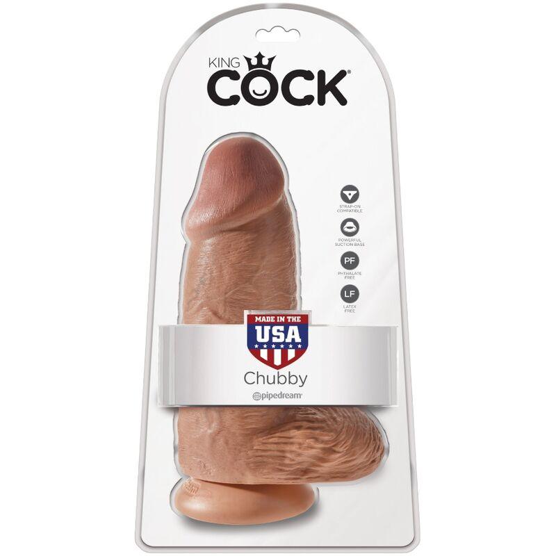 KING COCK - PENE REALISTICO CHUBBY 23 CM CARAMELO - Sensuana.es