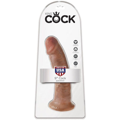 KING COCK - PENE REALISTICO 21.7 CM CARAMELO - Sensuana.es