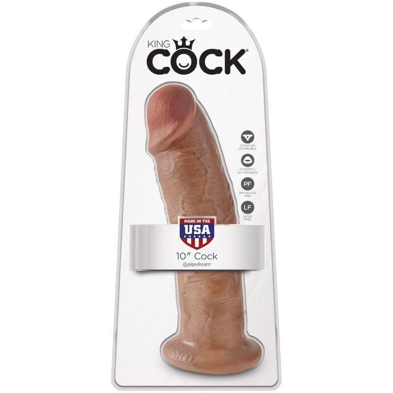 KING COCK - PENE REALISTICO 24 CM CARAMELO - Sensuana.es