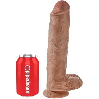 KING COCK - PENE REALISTICO CON TESTICULOS 22.6 CM CARAMELO - Sensuana.es