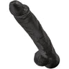 KING COCK - PENE REALISTICO CON TESTICULOS 30.5 CM NEGRO - Sensuana.es