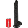 KING COCK - PENE REALISTICO CON TESTICULOS 30.5 CM NEGRO - Sensuana.es