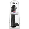 KING COCK - PENE REALISTICO CON TESTICULOS 34.2 CM NEGRO - Sensuana.es