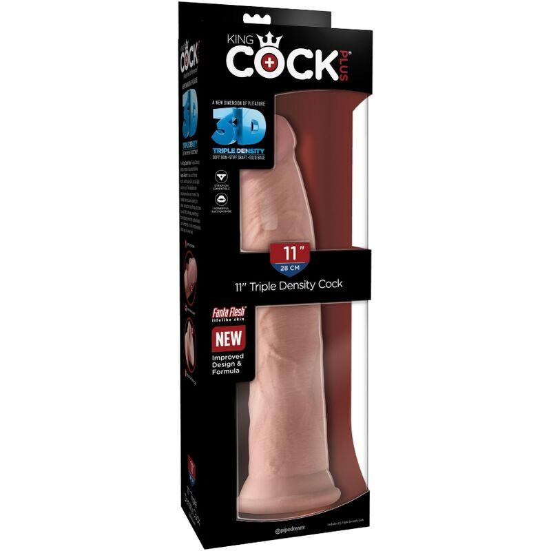 KING COCK - PENE REALISTICO 3D 26 CM NATURAL - Sensuana.es