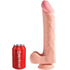 KING COCK - PENE REALISTICO 3D CON TESTICULOS 24.8 CM NATURAL - Sensuana.es