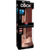 KING COCK - PENE REALISTICO 3D CON TESTICULOS 24.8 CM NATURAL - Sensuana.es