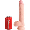 KING COCK - PENE REALISTICO CON TESTICULOS 19.4 CM NATURAL - Sensuana.es