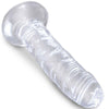 KING COCK - CLEAR PENE REALISTICO 15.5 CM TRANSPARENTE - Sensuana.es