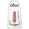 KING COCK - PENE REALISTICO 12 CM CARAMELO - Sensuana.es