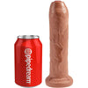 KING COCK - PENE REALISTICO CON PREPUCIO 17.8 CM CARAMELO - Sensuana.es