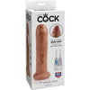 KING COCK - PENE REALISTICO CON PREPUCIO 17.8 CM CARAMELO - Sensuana.es