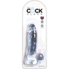 KING COCK - CLEAR PENE REALISTICO CON TESTICULOS 15.2 CM TRANSPARENTE - Sensuana.es