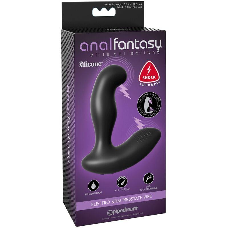 ANAL FANTASY ELITE COLLECTION - MASAJEADOR PROSTATICO VIBRADOR ELECTRO STIM - Sensuana.es