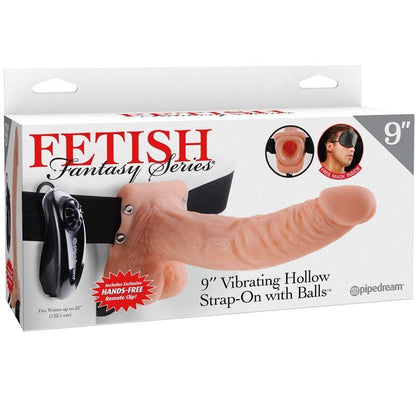 FETISH FANTASY SERIES - ARNES AJUSTABLE CONTROL REMOTO PENE REALISTICO CON TESTICULOS 23 CM - Sensuana.es