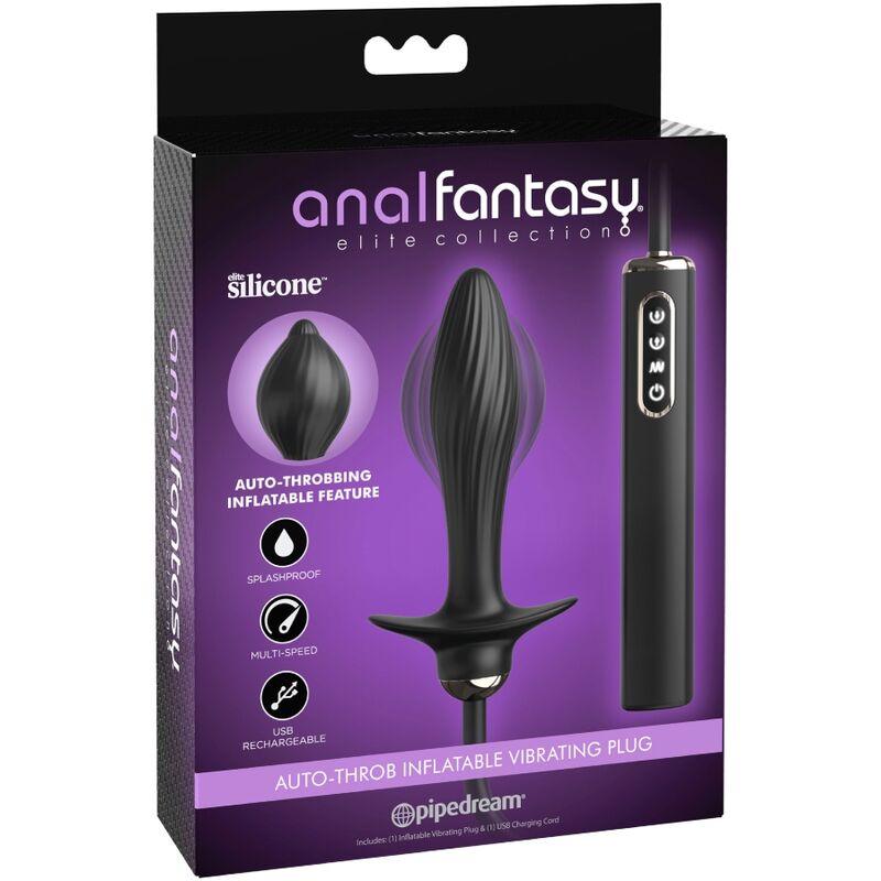 ANAL FANTASY ELITE COLLECTION - PLUG INFLABLE & VIBRADOR AUTO-THROB - Sensuana.es