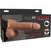 FETISH FANTASY SERIES - ARNES AJUSTABLE PENE REALISTICO CON TESTICULOS RECARGABLE Y VIBRADOR 17.8 CM - Sensuana.es