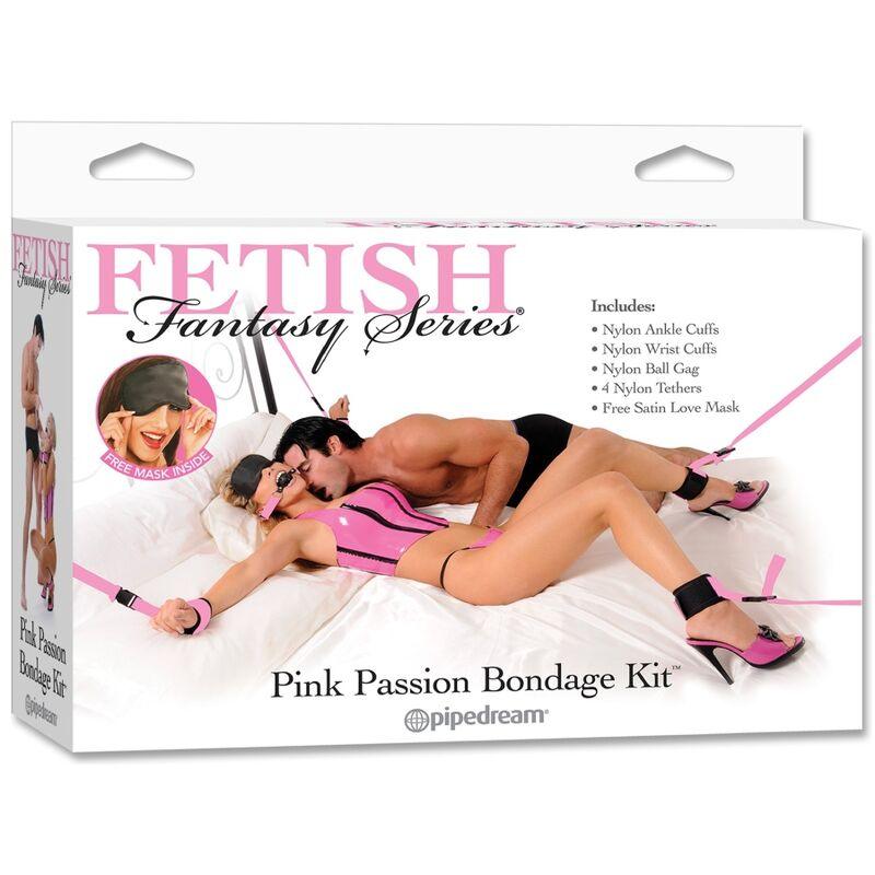 FETISH FANTASY SERIES - KIT BONDAGE ROSA - Sensuana.es