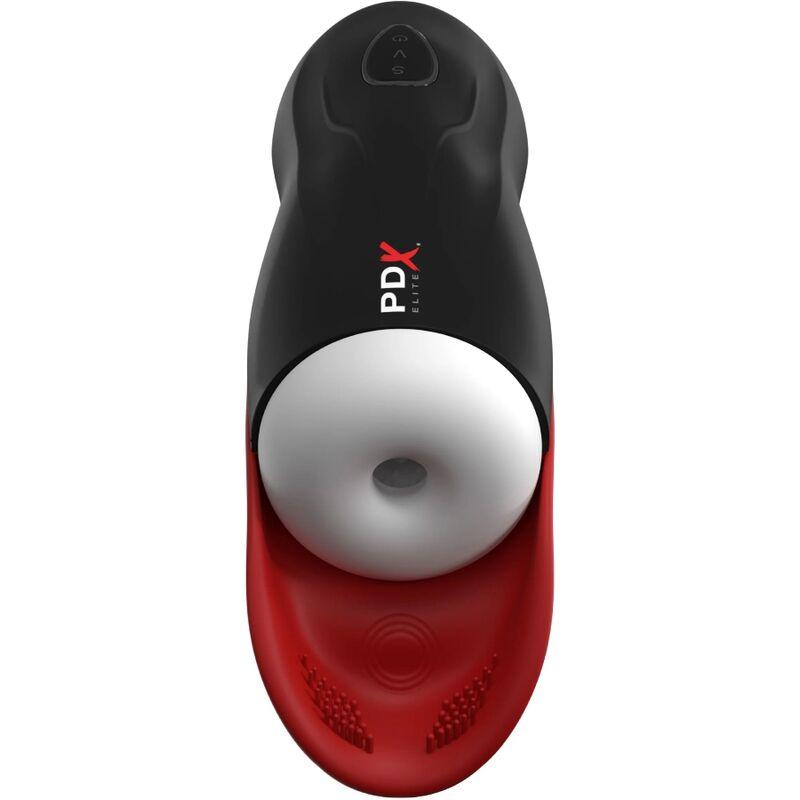 PDX ELITE - MASTURBADOR STROKER FAP-O-MATIC PRO CON BASE PARA TESTICULOS - Sensuana.es