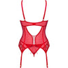 OBSESSIVE - INGRIDIA CORSET & TANGA ROJO XS/S - Sensuana.es