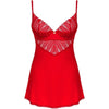 OBSESSIVE - INGRIDIA CHEMISE & TANGA ROJO XS/S - Sensuana.es