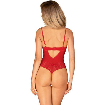 OBSESSIVE - INGRIDIA CROTCHLESS TEDDY ROJO XS/S - Sensuana.es