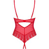 OBSESSIVE - INGRIDIA CROTCHLESS TEDDY ROJO XS/S - Sensuana.es