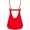 OBSESSIVE - INGRIDIA CHEMISE & TANGA ROJO XS/S - Sensuana.es