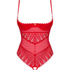 OBSESSIVE - INGRIDIA CROTCHLESS TEDDY ROJO XS/S - Sensuana.es