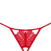 OBSESSIVE - INGRIDIA TANGA CROTCHLESS ROJO M/L - Sensuana.es