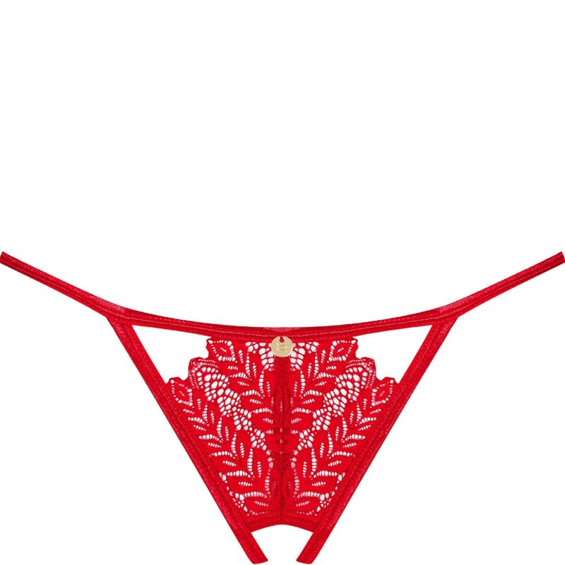 OBSESSIVE - INGRIDIA TANGA CROTCHLESS ROJO M/L - Sensuana.es