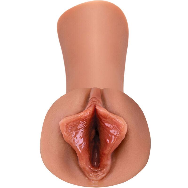 FETISH FANTASY EXTREME - MASTURBADOR MASCULINO SILICONA LUSCIOUS LIPS CARAMELO - Sensuana.es