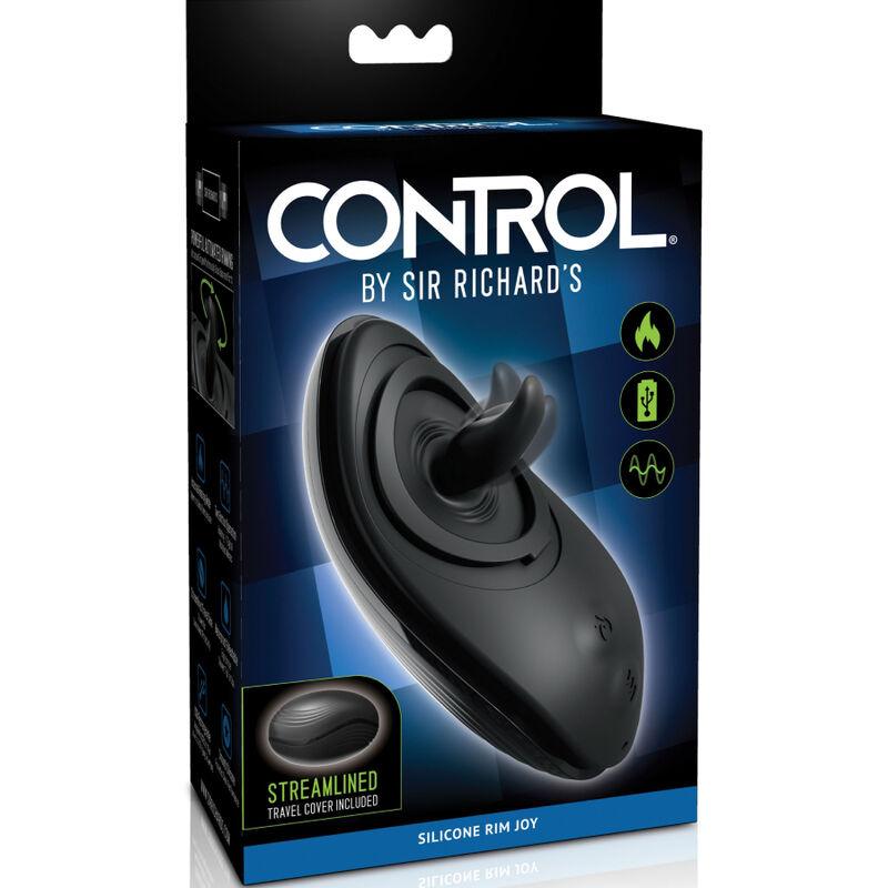 SIR RICHARDS - ESTIMULADOR ANAL RIM JOY VIBRADOR & SILICONA NEGRO - Sensuana.es