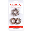 CLASSIX - SET 2 ANILLOS PENE GRIS - Sensuana.es