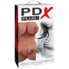 PDX PLUS - TORSO MASTURBADOR FEMENINO DOBLE ENTRADA CARAMELO - Sensuana.es