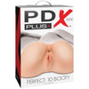 PDX PLUS - MASTURBADOR PERFECT 10 BOOTY DOBLE ENTRADA - Sensuana.es