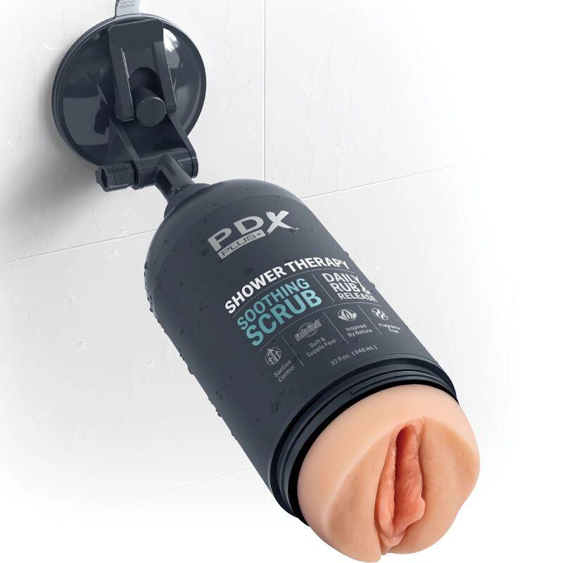 PDX PLUS - MASTURBADOR STROKER DISEÑO DISCRETO DE BOTE CHAMPU SOOTHING SCRUB - Sensuana.es