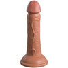 KING COCK - ELITE DILDO REALISTICO SILICONA 15.2 CM CARAMELO - Sensuana.es