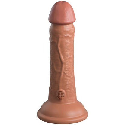 KING COCK - ELITE DILDO REALISTICO SILICONA 15.2 CM CARAMELO - Sensuana.es